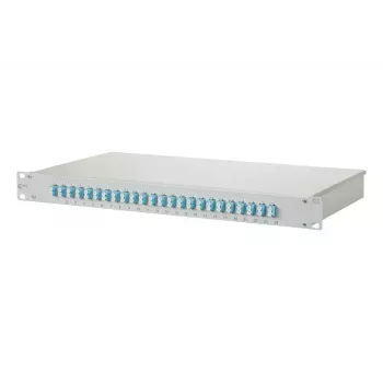 METZ CONNECT 1502557724-E LC LWL-Patchpanel 1U, Grau, Rackmontage