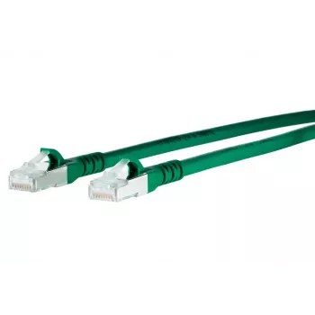 Netzwerkkabel METZ CONNECT 1308457555-E 7,5 m Cat6a S/FTP Grün