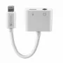 Kabeladapter 4smarts 468673 Lightning Lightning 3.5mm Weiß