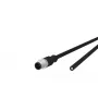 Sensor/Aktor-Kabel METZ CONNECT 142MDA10050 M12 Stecker 5m Schwarz