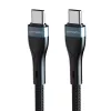 USB-C-auf-USB-C-Kabel 1 m, 4smarts 540429, Schwarz, 0,48 Gbit/s