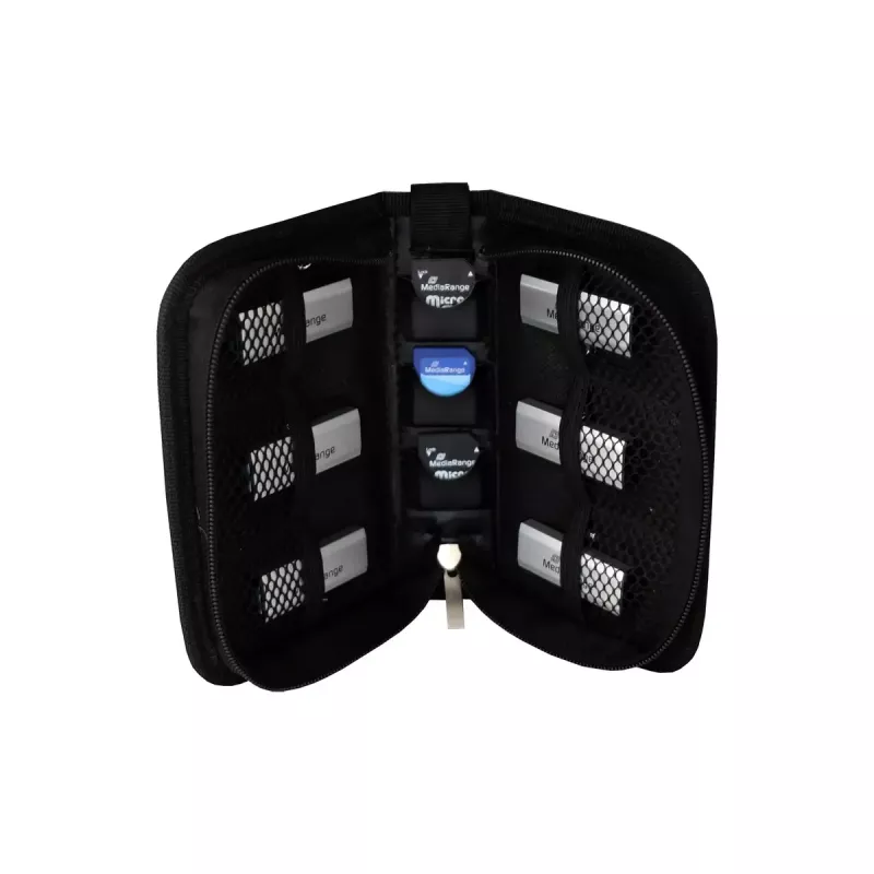 MediaRange BOX98 Archivierungsmappe für 6 USB-Sticks und 3 SD-Karten