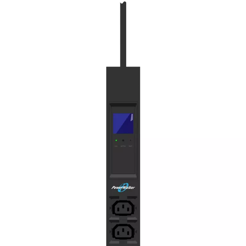 Stromverteilereinheit PowerWalker 10133028 24 AC-Steckdosen 0U Schwarz