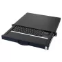 Tastatur AIXCASE AIX-19K1UKDETP-B USB PS/2 QWERTZ German Schwarz