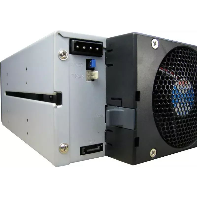 Inter-Tech SB-C 102 Sub-RAID-Gehäuse für 2x 3,5-Zoll-SATA, Schwarz