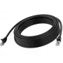Vision TC 3MCAT6A/BL Cat6a STP Patchkabel, Schwarz, 3 m