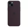 Silikonhülle Apple iPhone 14 Plus Burgund MagSafe Cover