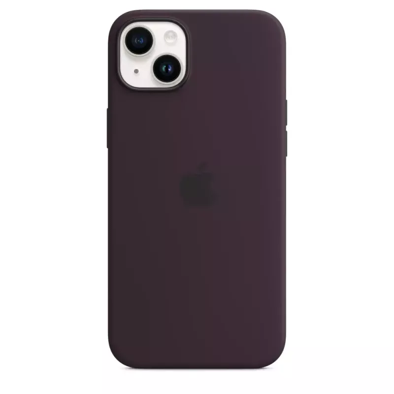 Silikonhülle Apple iPhone 14 Plus Burgund MagSafe Cover