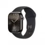 Smartwatch Apple Watch Series 10 GPS + Cellular 42mm Schiefer-Titan-Gehäuse Schwarz