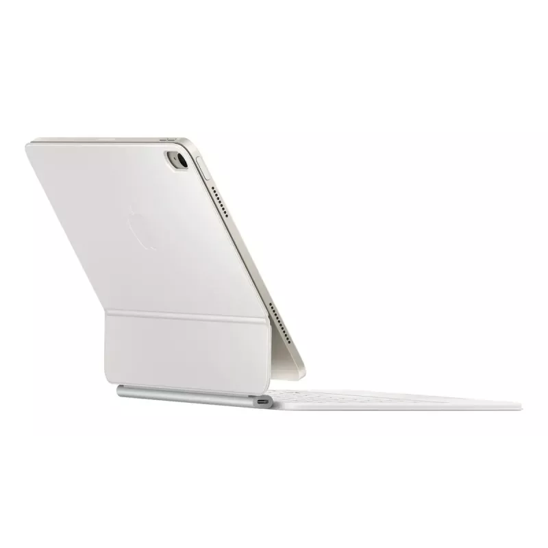 Apple Magic Keyboard QWERTY Dänisch Weiß mit Trackpad