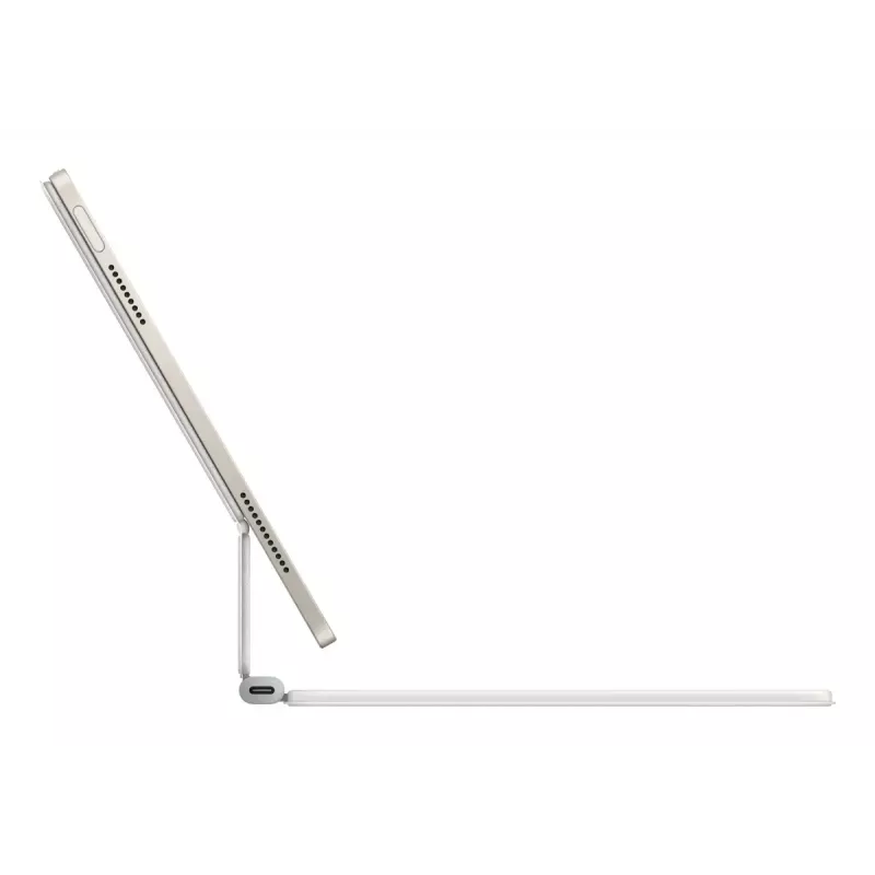 Apple Magic Keyboard QWERTY Dänisch Weiß mit Trackpad