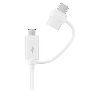 USB-Kabel Samsung EP-DG930 1,5 m USB-A USB-C/Micro-USB-B Weiß