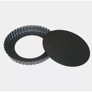 Kuchenform de Buyer 4706.32 rund gewellte Oberfläche 32 cm