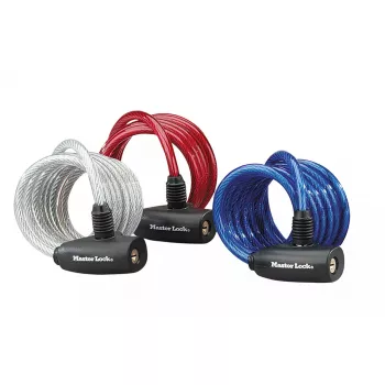 Kabelschloss MASTER LOCK 8127EURDPRO 1,8m x 8mm sortierte Farben