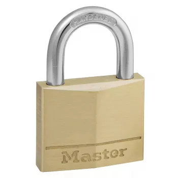 Vorhängeschloss MASTER LOCK 40mm massiver Messingkörper Schlüsselschloss gleichschließend