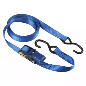 Ratschen-Spanngurt MASTER LOCK 4367EURDAT 5m x 25mm 4er-Pack Blau