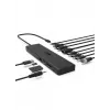 Laptop-Dockingstation Port Replicator Port Designs 901906-W USB 3.2 Gen 2 Typ-C Schwarz