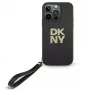 Hardcase DKNY DKHCP16XPBSWSK für iPhone 16 Pro Max 6,9 Zoll – Schwarz mit Handschlaufe
