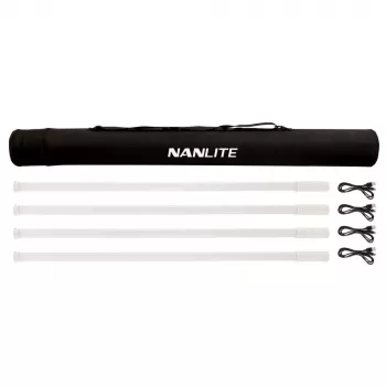 Dauerbeleuchtungs-Kit Nanlite PTT87X4KIT 8W LED Variable Farbe