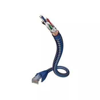 Netzwerkkabel Inakustik 004803005 RJ-45 Cat6 0,5 m Blau Silber