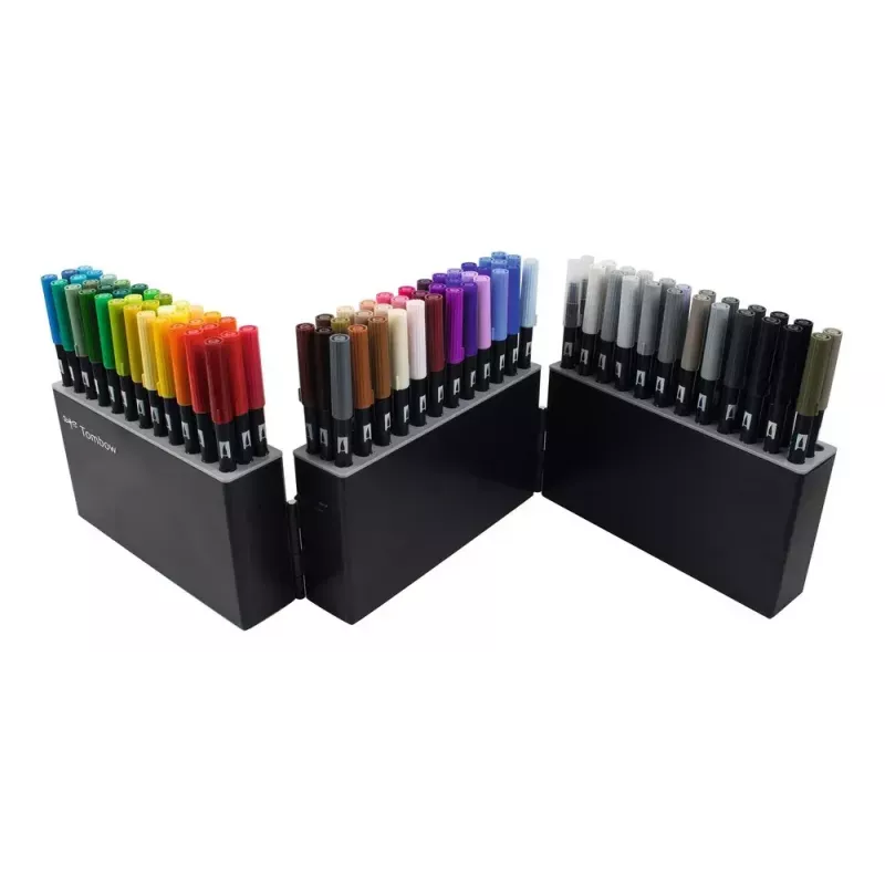 Marker Tombow ABT-108C 107 Stück Pinsel- und Feinspitze Mehrfarbig