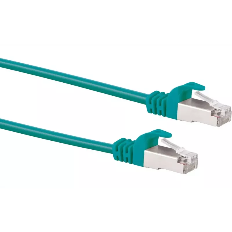 Schwaiger CKG6020 539 Cat 6 SF/UTP Netzwerkkabel, 2 m, Türkis