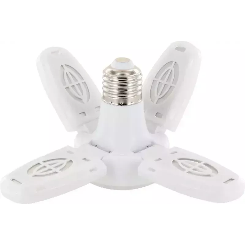 Schwaiger WLED0360 LED-360-Grad-Garagen-/Werkstattlampe, E27, 5 Paneele
