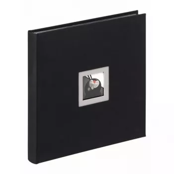 Fotoalbum Walther Design FA-217-B Schwarz 50 Blatt