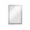 Durable DURAFRAME A5 selbstklebender Dokumentenhalter, Silber, 2er-Pack