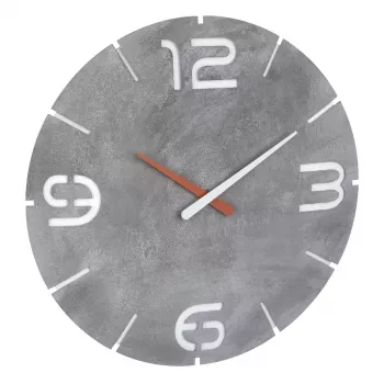 Wanduhr TFA-Dostmann CONTOUR Rund Grau Weiß 35 cm