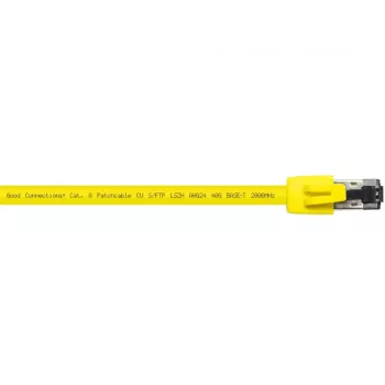 Netzwerkkabel Alcasa 8080-150Y Gelb 15m Cat8.1 S/FTP
