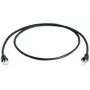 Netzwerkkabel Telegärtner Patchkabel MP8 FS 600 LSZH 5m Schwarz