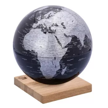Politischer Globus TROIKA EXPLORER 360° 25 cm Classic Tisch Schwarz Silber