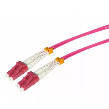 Glasfaserkabel Tecline 798LS00 LC SC OM4 0,5 m Rosa Violett