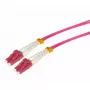 Glasfaserkabel Tecline 798LS00 LC SC OM4 0,5 m Rosa Violett