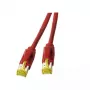 Netzwerkkabel EFB Elektronik K8560RT.7,5 RJ-45 Cat6a 7,5 m Rot