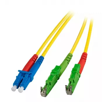 Glasfaserkabel EFB Elektronik O0937.30 E-2000 (LSH) LC OS2 30 m gelb