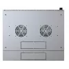 EFB Elektronik DUO 19" Wandschrank 21U, Schwenkrahmen 2-teilig, 600 mm Tiefe, Lichtgrau RAL 7035