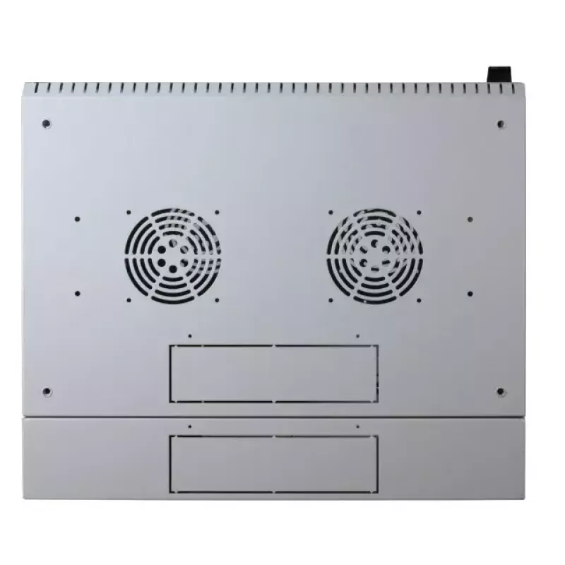 EFB Elektronik DUO 19" Wandschrank 21U, Schwenkrahmen 2-teilig, 600 mm Tiefe, Lichtgrau RAL 7035