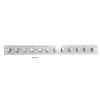 EFB Elektronik SB-FP-12SC-S-OM3 Frontplatte mit 12 LC Duplex-Kupplungen OM3, grau, 1U