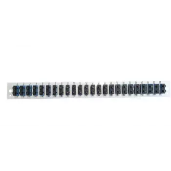 Patchfeld-Zubehör EFB Elektronik SB-FP-24SC-D-V-OS2 — 1U Rackmontage, 432×13×43,5 mm, grau