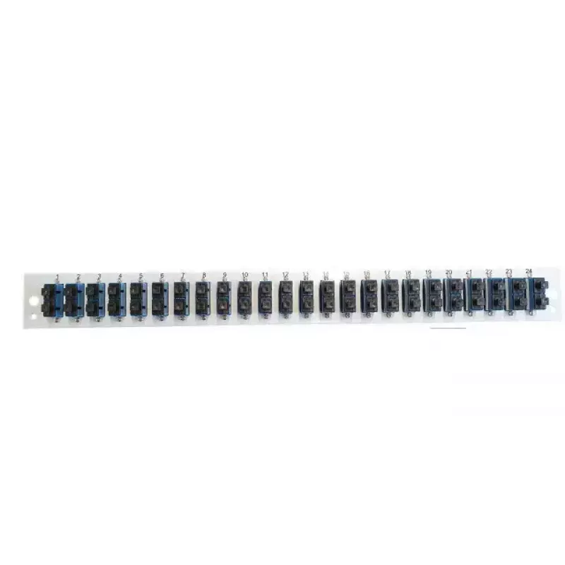 Patchfeld-Zubehör EFB Elektronik SB-FP-24SC-D-V-OS2 — 1U Rackmontage, 432×13×43,5 mm, grau