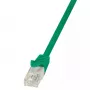 Netzwerkkabel LogiLink 1m Cat.6 RJ-45 U/UTP Grün