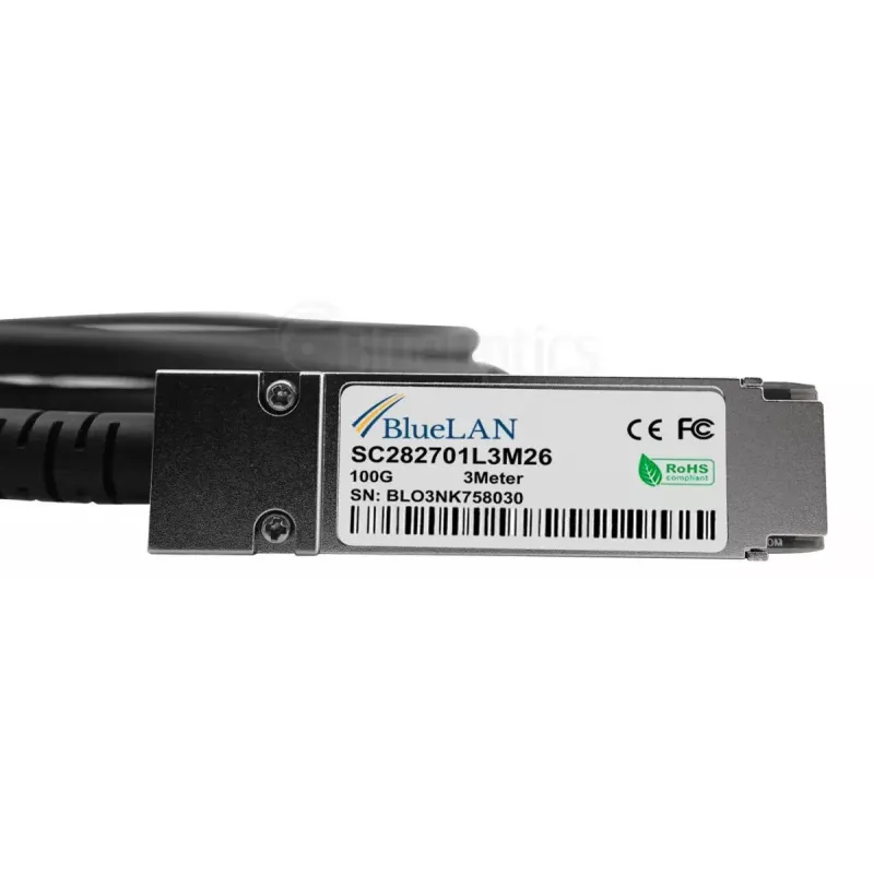Netzwerkkabel BlueOptics YFNDD-BL QSFP28 4xSFP28 InfiniBand 2m Orange