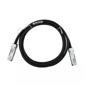DAC-Kabel BlueOptics EQPC40PC030C0100-BL QSFP InfiniBand 3m Schwarz