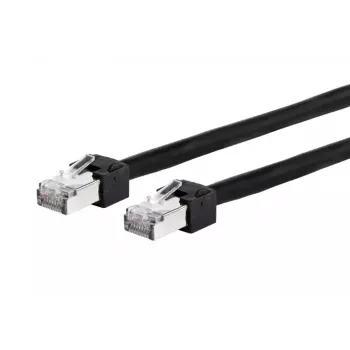 Netzwerkkabel METZ CONNECT 13084F0500-E 0,5 m Cat5e S/UTP Schwarz