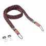 C-ROPE Traveler Paracord Kameragurt, 100 cm, Red Dots