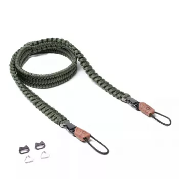 C-ROPE Traveler Paracord Kameragurt, 100 cm, Military Olive