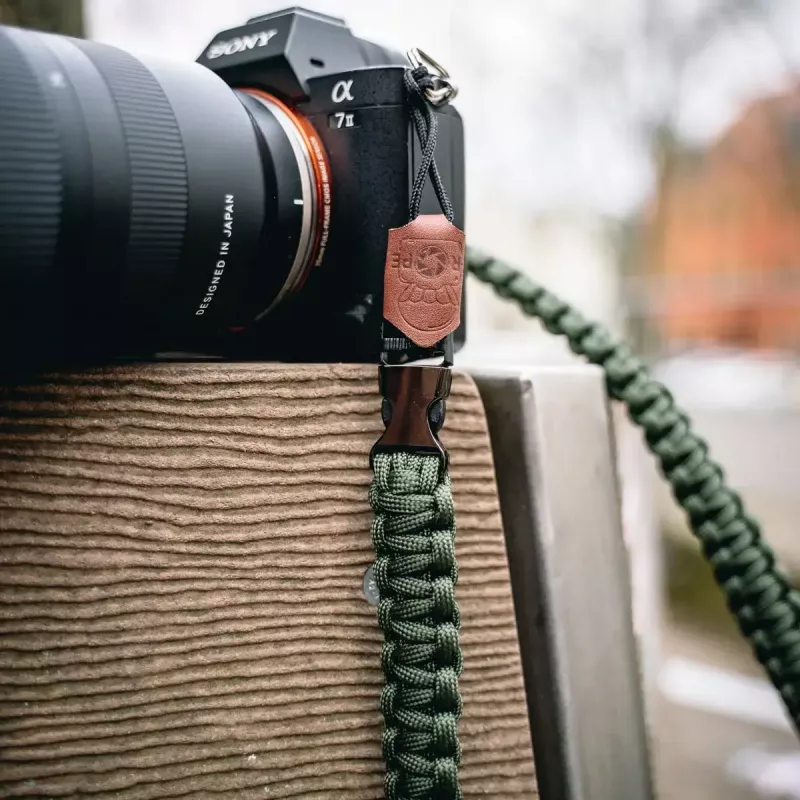 C-ROPE Traveler Paracord Kameragurt, 125 cm, Military Olive