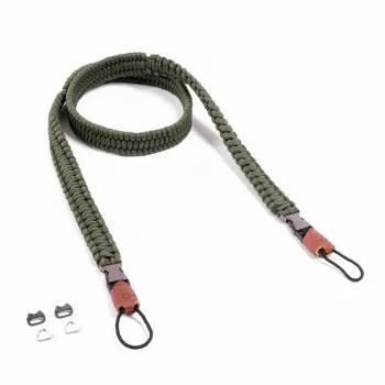 C-ROPE Traveler Paracord Kameragurt, 125 cm, Military Olive